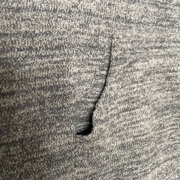 Barefoot Dreams CozyChic One Size graphite/stone funnel neck pullover sweater - Picture 3 of 7